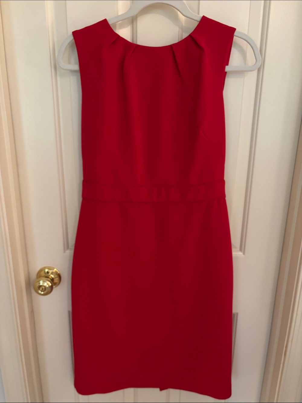 Ann Taylor Beautiful Red Work Dress 4
